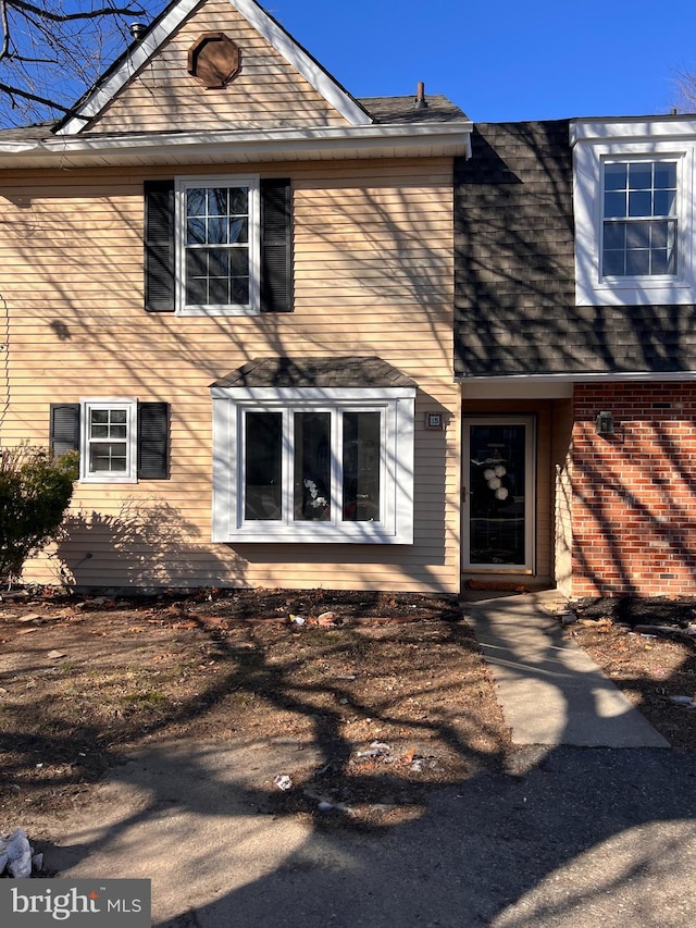 view of rear view of property