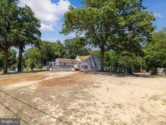 view of front of house