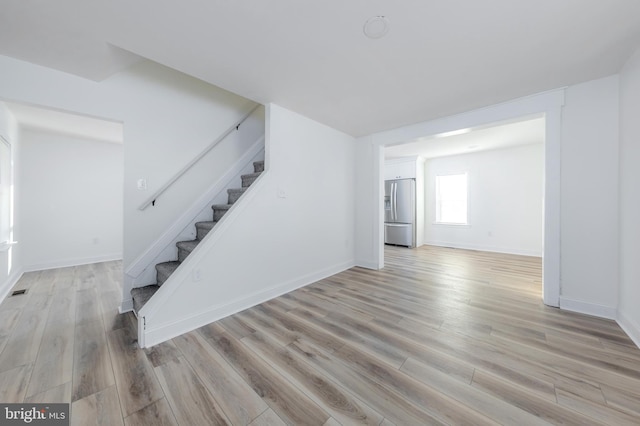 interior space featuring light hardwood / wood-style flooring