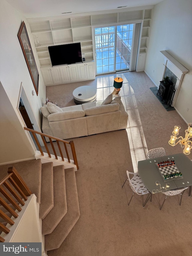 view of unfurnished living room