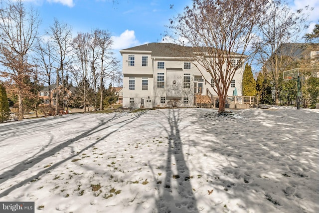 view of rear view of property