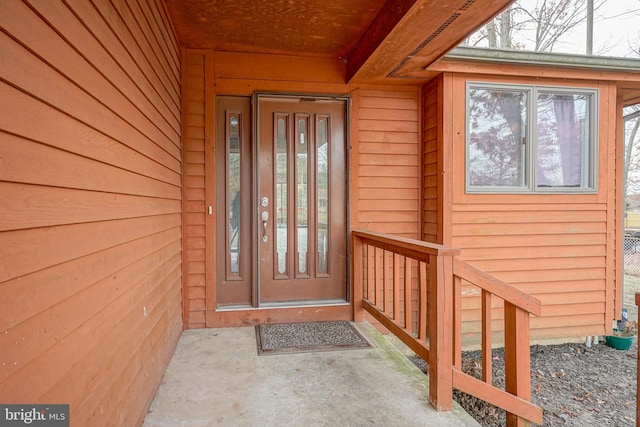 view of property entrance