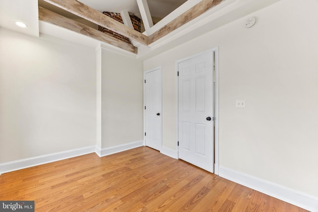 interior space featuring hardwood / wood-style floors