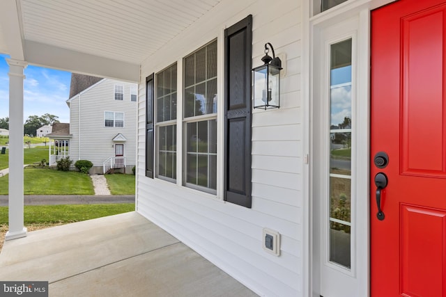 view of entrance to property