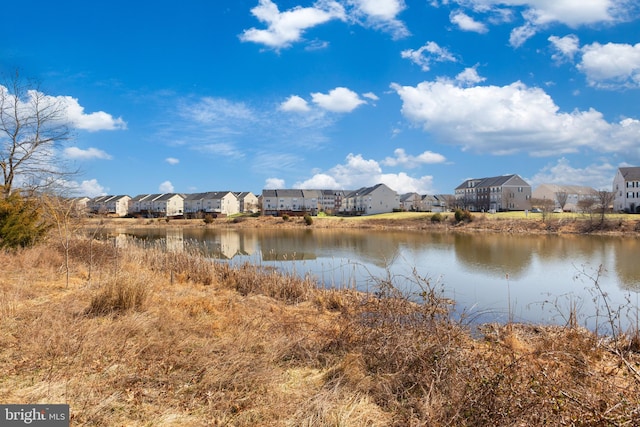 water view with a residential view