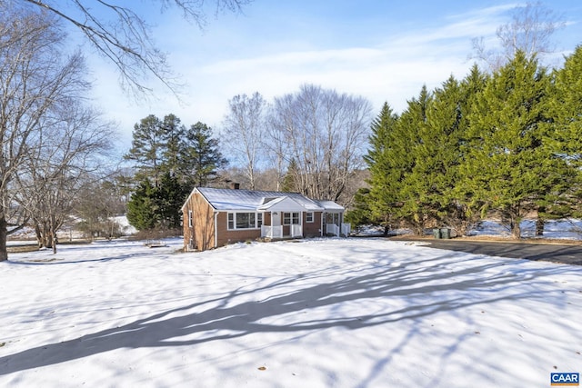 view of front of property