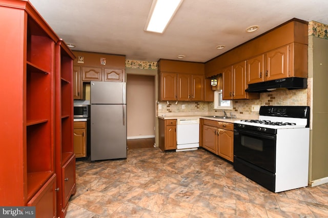 kitchen featuring sink and stainless steel appliances