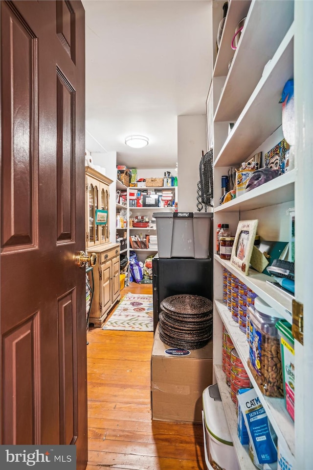 view of pantry