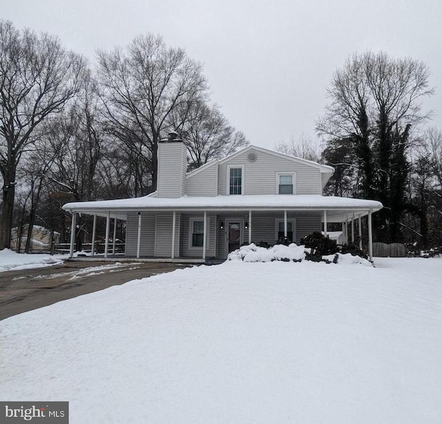 view of front of house