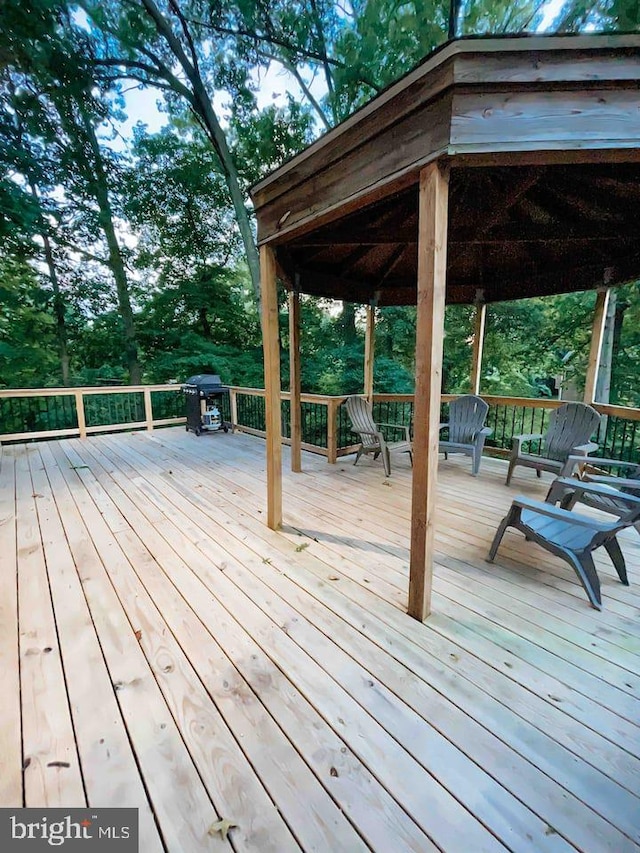 view of deck