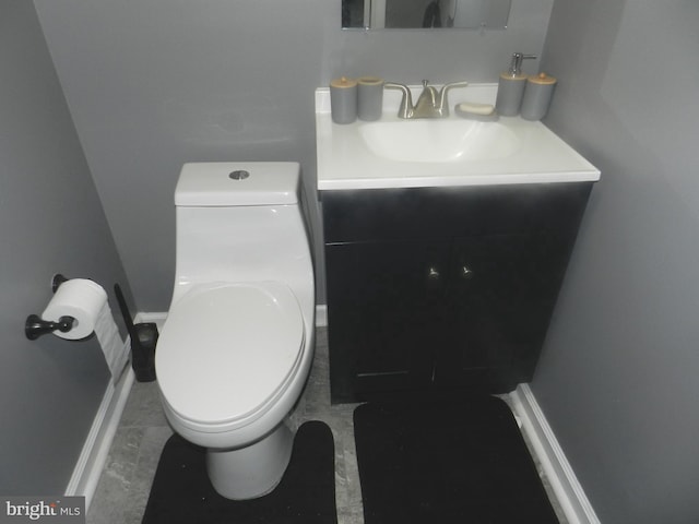 3714 Mayberry Ave Unit E, Baltimore, MD 21206 - half bath featuring toilet and vanity