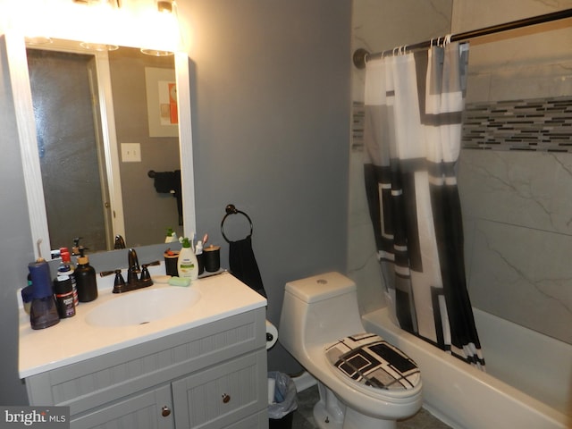3714 Mayberry Ave Unit E, Baltimore, MD 21206 - bathroom featuring vanity and shower / tub combo with curtain