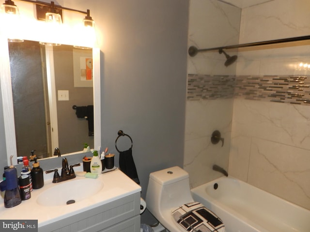 3714 Mayberry Ave Unit E, Baltimore, MD 21206 - bathroom featuring vanity and shower / bath combination