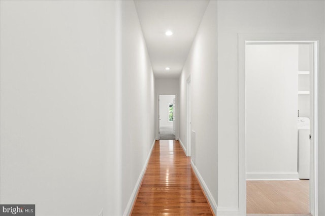 1631 U St SE, Washington, DC 20020 - hall with wood finished floors and recessed lighting