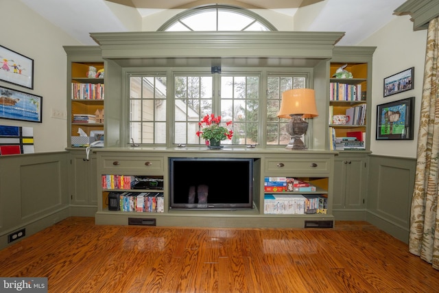 interior space featuring hardwood / wood-style floors