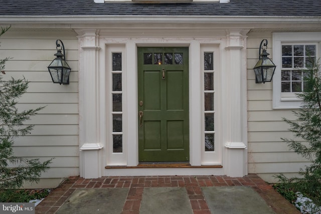 view of entrance to property