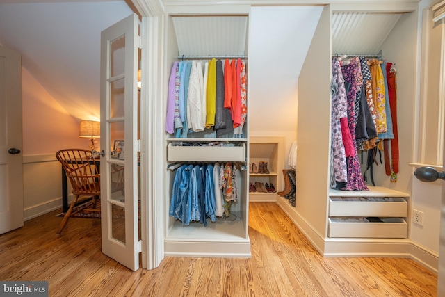 view of closet