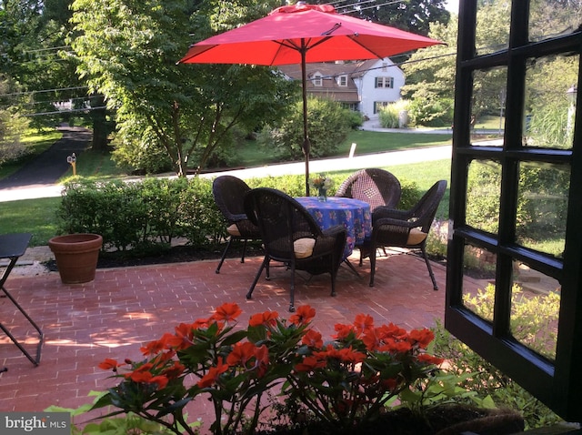 view of patio