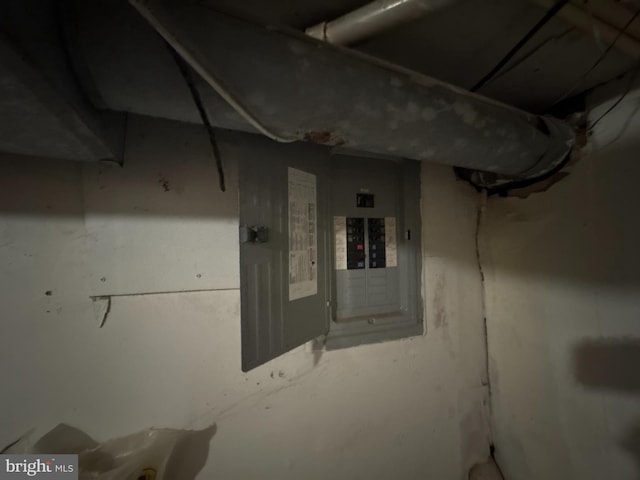 utility room featuring electric panel