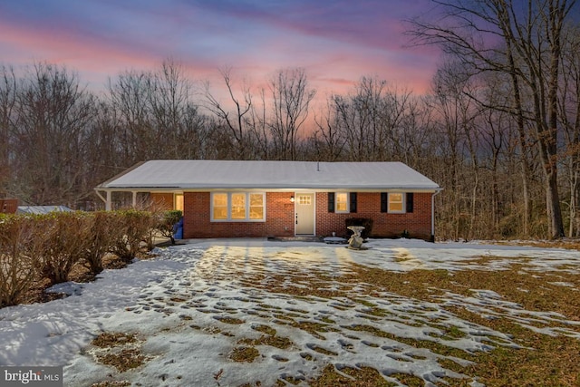 view of front of property