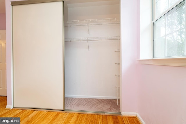 view of closet