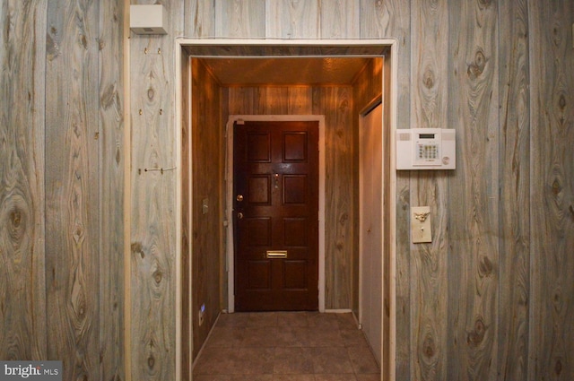 entryway featuring tile patterned flooring