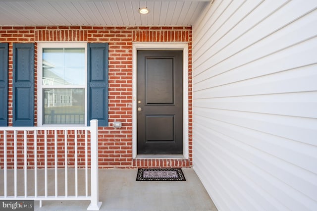 view of entrance to property