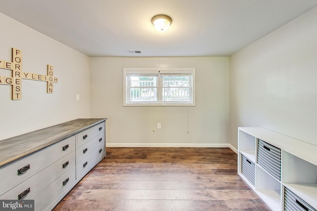 interior space with wood-type flooring