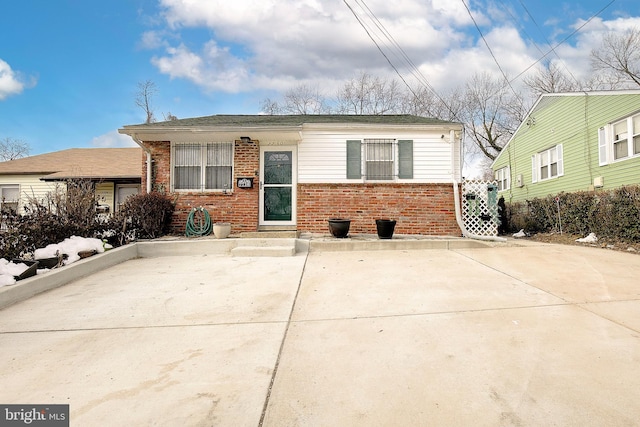 view of front of home