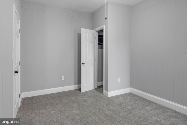 unfurnished bedroom with carpet