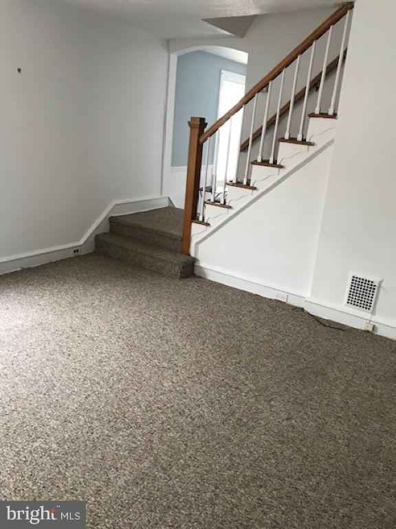 stairway with carpet