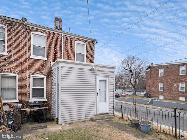 view of back of property