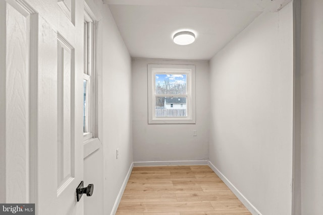 interior space featuring light hardwood / wood-style floors