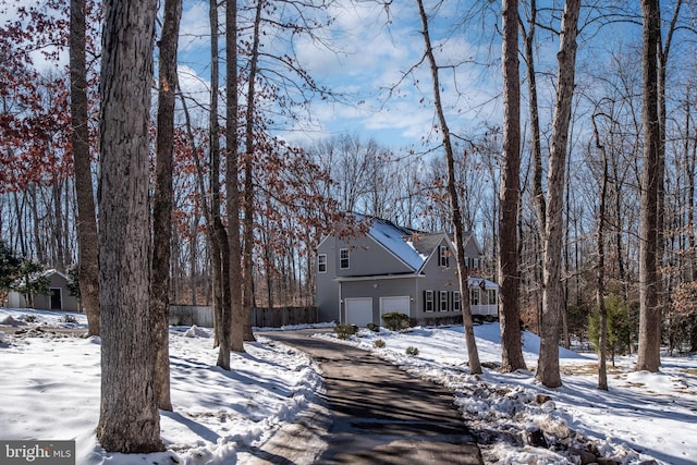 view of front of home