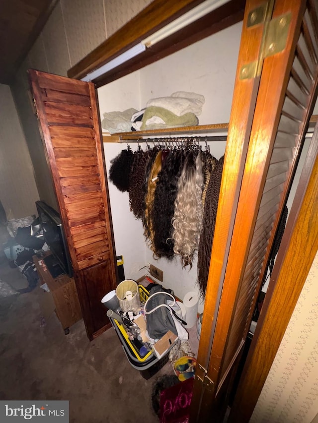 view of closet