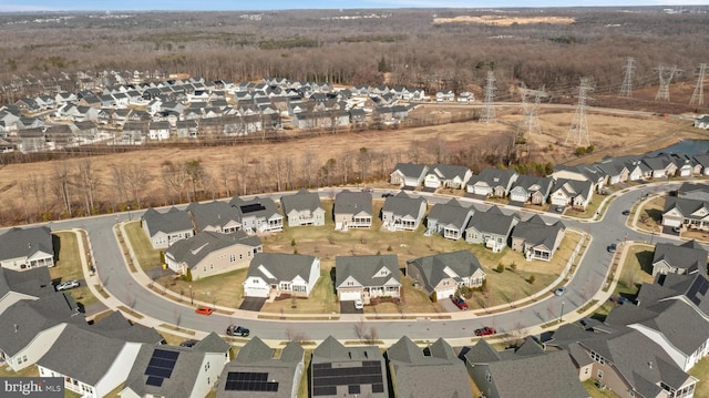 birds eye view of property featuring a residential view