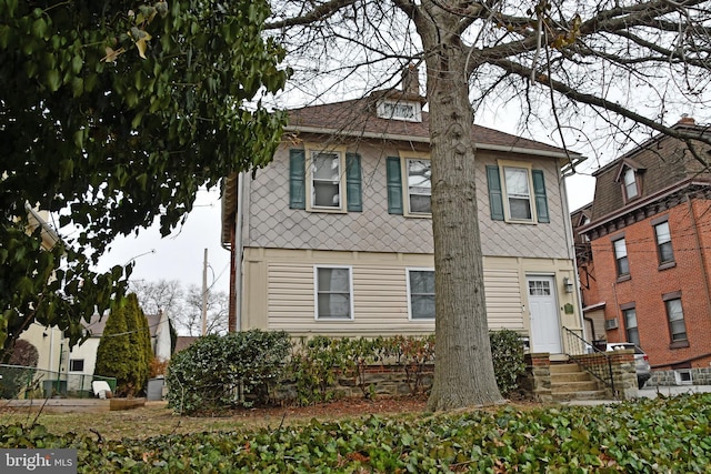 view of front of home