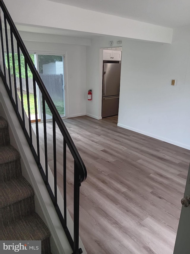 9 Berkshire Rd, Sicklerville, NJ 08081 - stairs featuring wood finished floors and baseboards