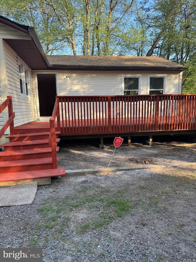 145 Press Ave, Browns Mills, NJ 08015 - view of wooden deck