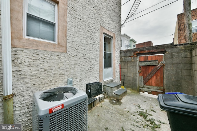 view of patio / terrace featuring cooling unit