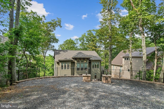 view of front of home