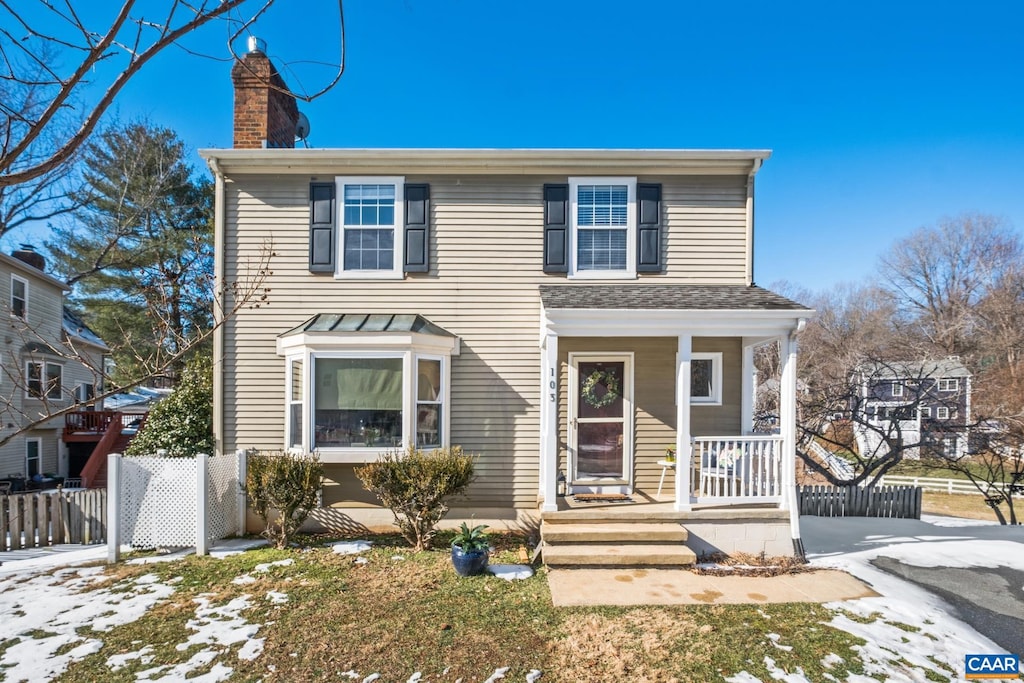 front of property with covered porch