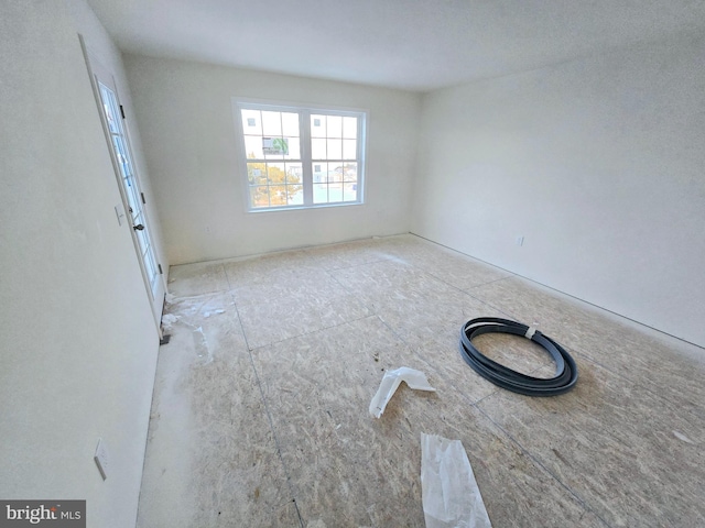 view of empty room