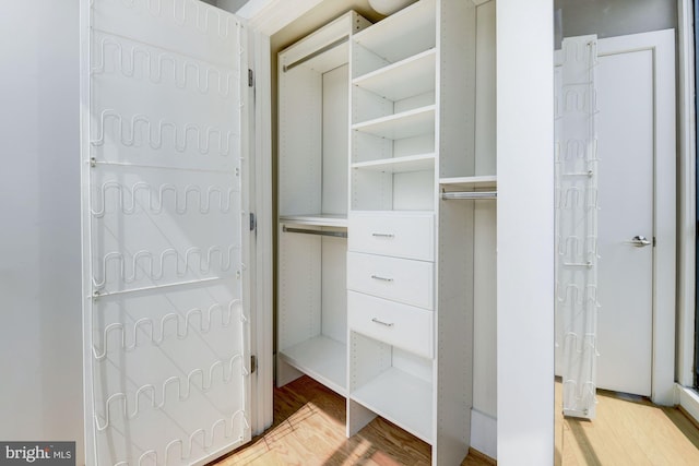 view of closet