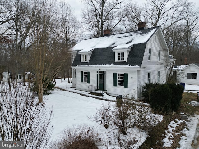 view of cape cod-style house