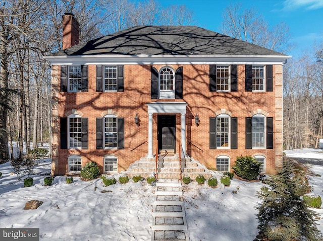 view of colonial house