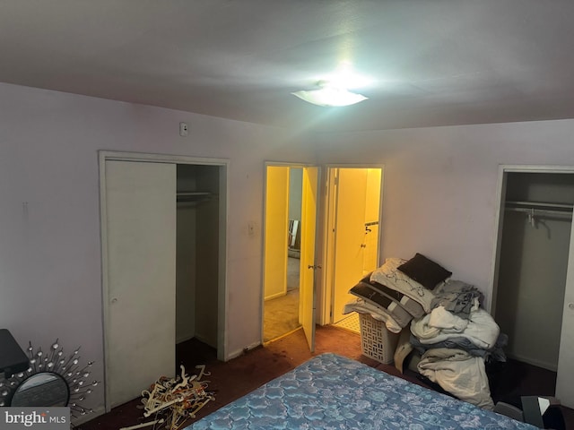 bedroom featuring a closet