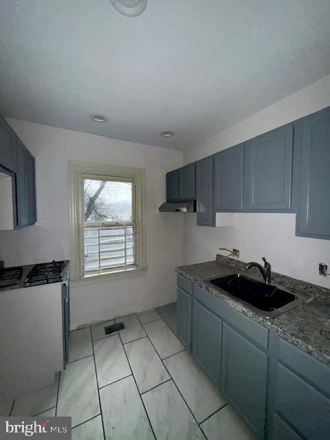 kitchen featuring sink