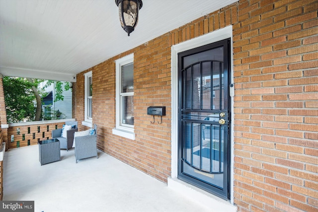 view of patio / terrace featuring covered porch