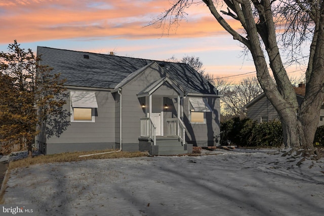 view of bungalow